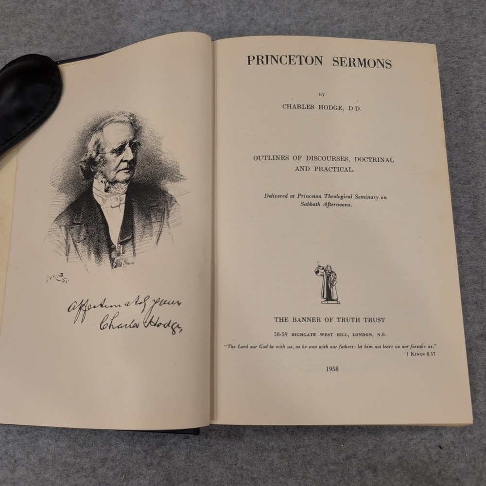 Princeton Sermons Charles Hodge Banner of Truth 1958 Hardcover Theology Book - Picture 4 of 5